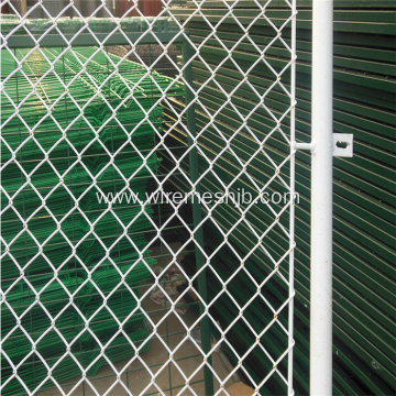 White Coulor Vinyl Coated Chain Link Fence Fabric